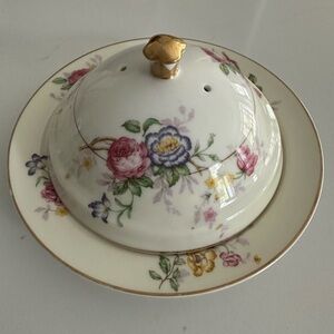 VINTAGE LIMOGES CHEESE/BUTTER DISH